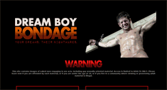 Desktop Screenshot of dreamboybondage.com